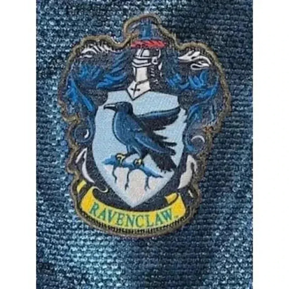 Harry Potter Ravenclaw Costume Blue And Black Dress Girls Size Large - Picture 9 of 12